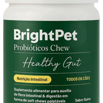 BrightPet Probiótico para Cães | Gummies para equilíbrio intestinal